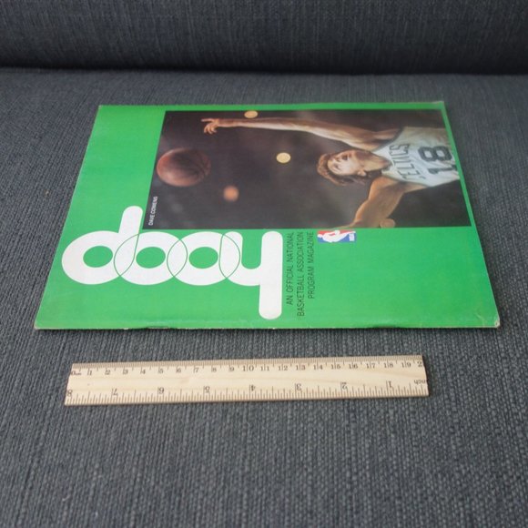 Hoop Official NBA Program Magazine Portland vs Boston Program 1977 Program - Picture 3 of 13